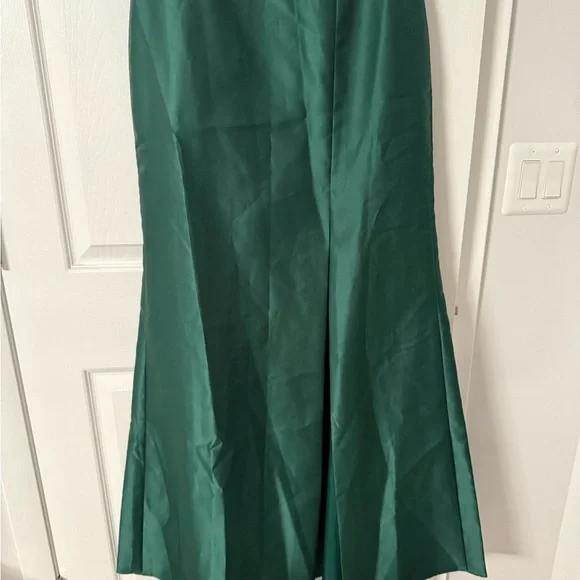 ALFRED SUNG One-Shoulder Green Maxi Dress - Picture 7 of 10